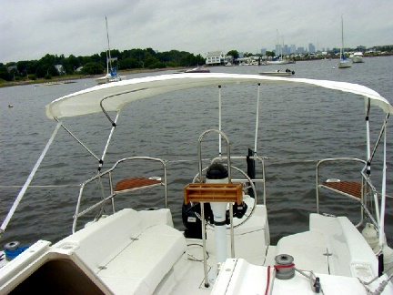 Bimini in use